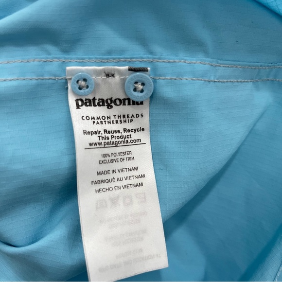 Patagonia long sleeve SOL patrol shirt blue M - Picture 4 of 11